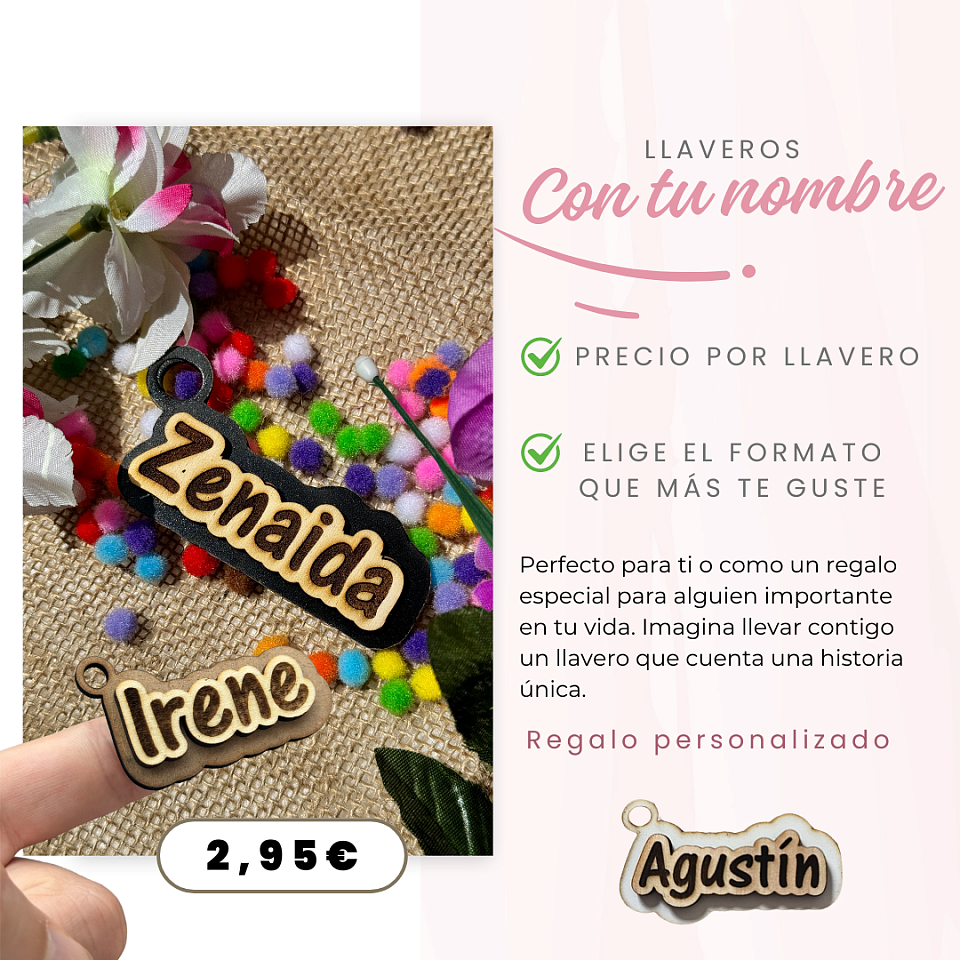 Llaveros personalizados originales